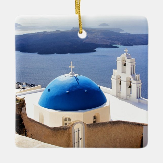 Mykonos Griechenland Reisen Europa Tourismus Santo Keramikornament (Vorderseite)