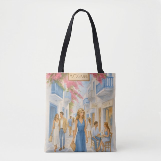 Mykonos, Griechenland Tote Bag (Vorderseite)