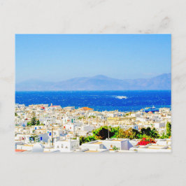 Mykonos Innenstadt. Postkarte