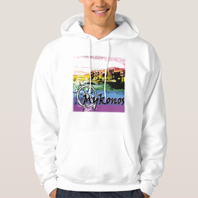 MYKONOS INSEL HOODIE (Vorderseite)