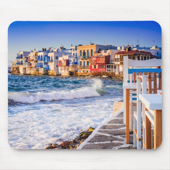 Mykonos Insel Little Venice Mousepad (Vorne)