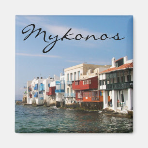 Mykonos Little Venice Kühlschrankmagnet Magnet