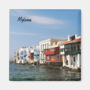 Mykonos Little Venice Kühlschrankmagnet Magnet