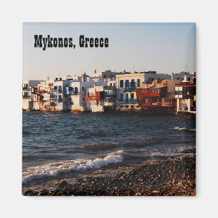Mykonos Little Venice Kühlschrankmagnet Magnet