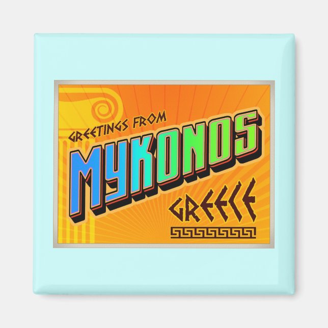 MYKONOS MAGNET (Vorne)