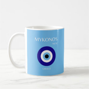 Mykonos Muse, blau Kaffeetasse