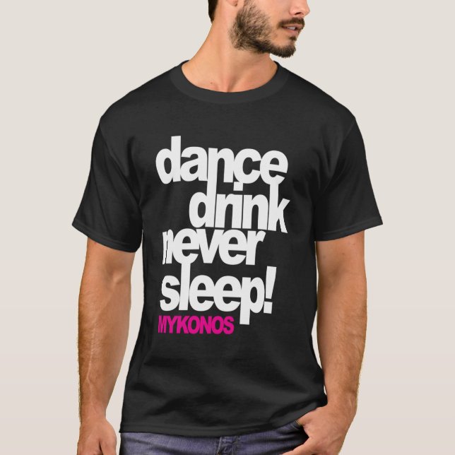 MYKONOS-PARTY T-Shirt (Vorderseite)