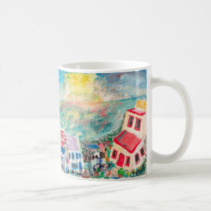 Mykonos Sonnenuntergangschale Tasse