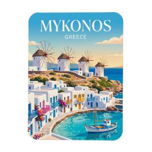 Mykonos Stadt Griechenland Magnet