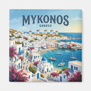 Mykonos Stadt Griechenland Magnet
