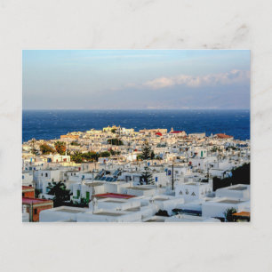 Mykonos Stadtmitte. Postkarte