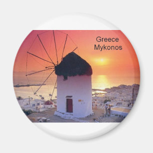 Mykonos Sunset (St.K.) Magnet
