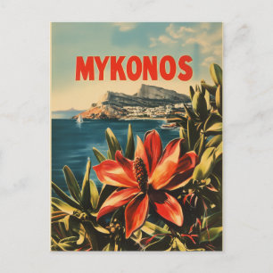 Mykonos Vintage Postkarte