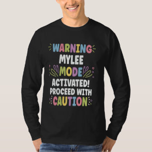 MYLEE Personalisierter Name Lustiger Süßer Benutze T-Shirt