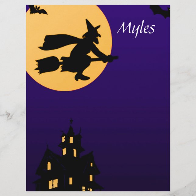 Myles Halloween Letterhead (Vorderseite)