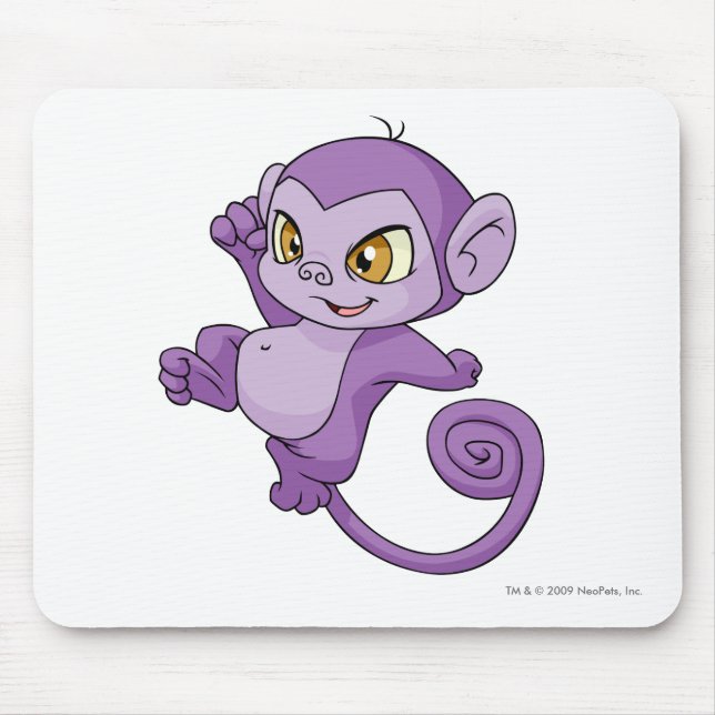 Mynci lila mousepad (Vorne)