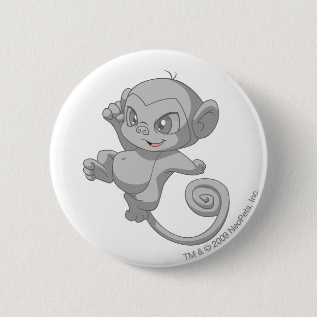 Mynci Silber Button (Vorderseite)