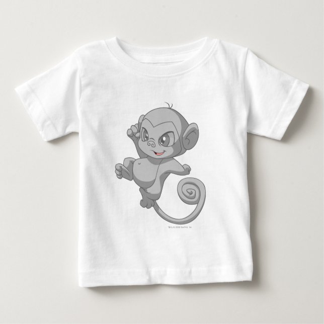 Mynci Silver Baby T-shirt (Vorderseite)