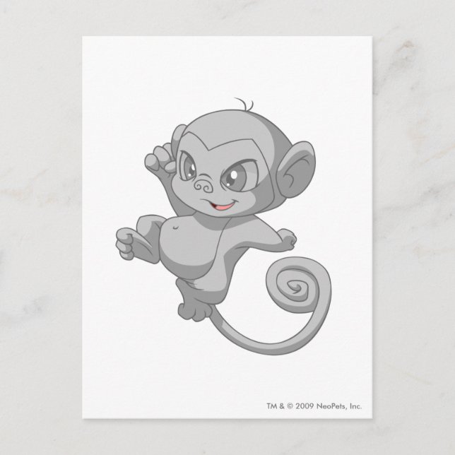 Mynci Silver Postkarte (Vorderseite)