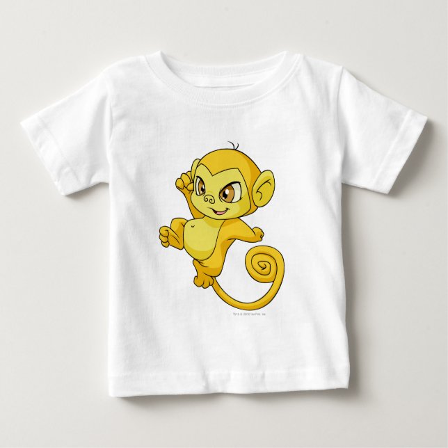Mynci Yellow Baby T-shirt (Vorderseite)