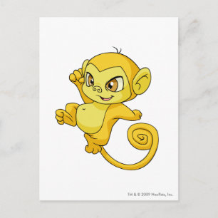 Mynci Yellow Postkarte