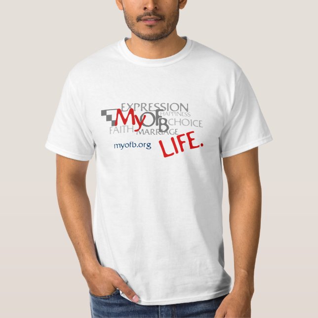MYOFB 5 Ideen T-Shirt (Vorderseite)