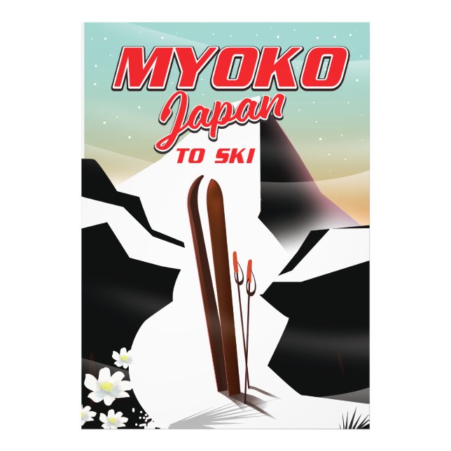 myoko japan ski poster (Vorne)