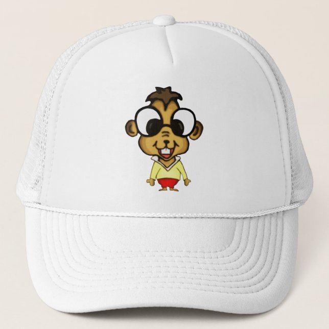 Myopic Chipmunk Hat Truckerkappe (Vorderseite)