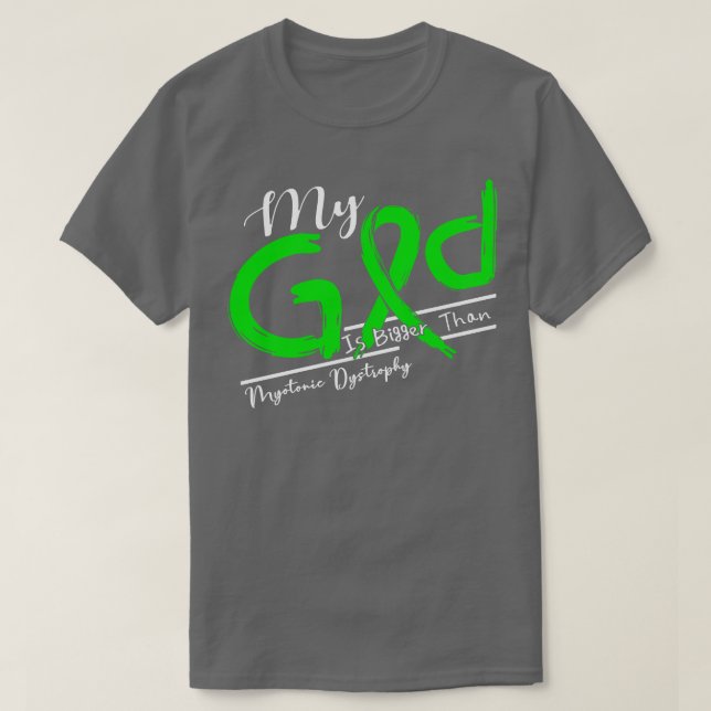 Myotonische Dystrophie Bewusstsein, in dem mein Go T-Shirt (Design vorne)