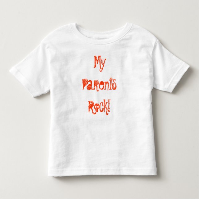 MyParentsRock! Kleinkind T-shirt (Vorderseite)