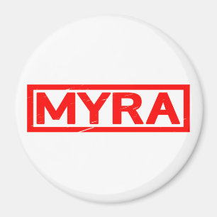 Myra-Briefmarke Magnet