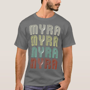 Myra in der Vintagen Diskothek Retro T-Shirt