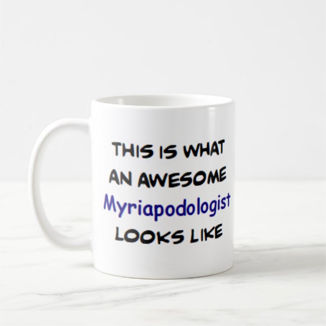Myriapodologe, phantastisch kaffeetasse (Links)