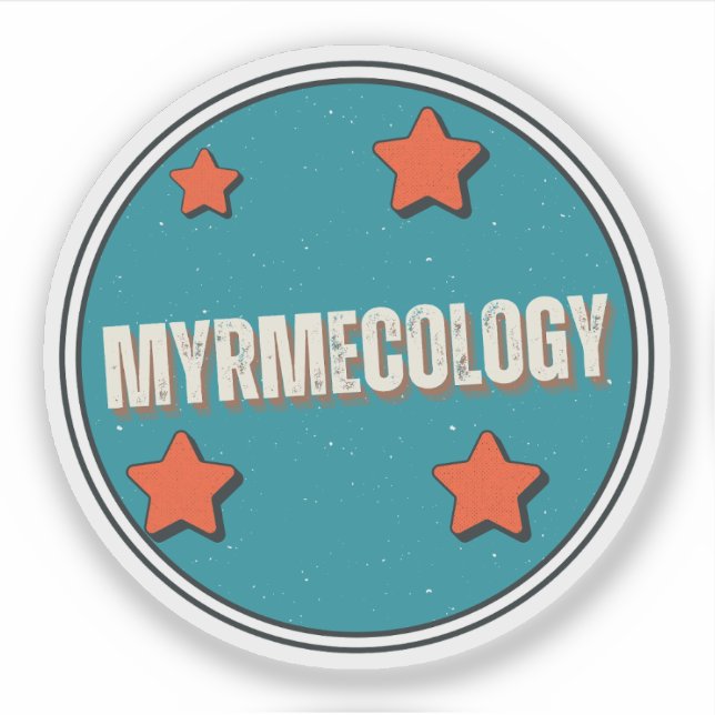 Myrmökologie Aufkleber (Vorderseite)