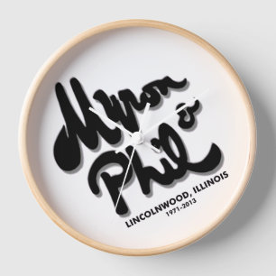 Myron and Phil's Steak House, Lincolnwood, IL Uhr