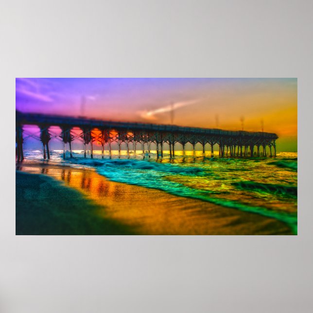 Myrte Beach Pier 14 Poster (Vorne)