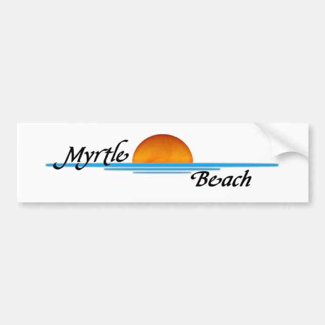 Myrtle Beach Autoaufkleber (Vorne)