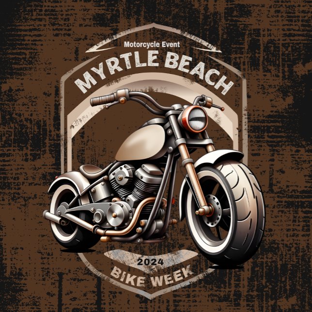 Myrtle Beach Bike Week Frühjahr Kundgebung 2024 T-Shirt (Von Creator hochgeladen)