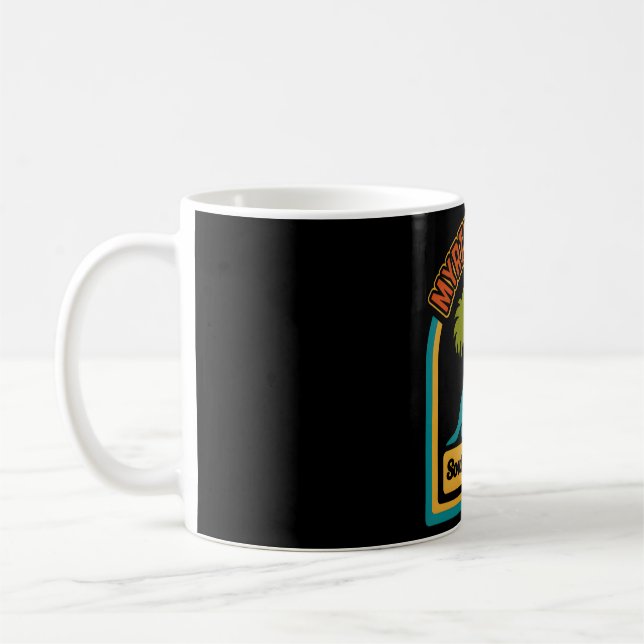 Myrtle Beach California � Australien � Küstenstrei Kaffeetasse (Links)