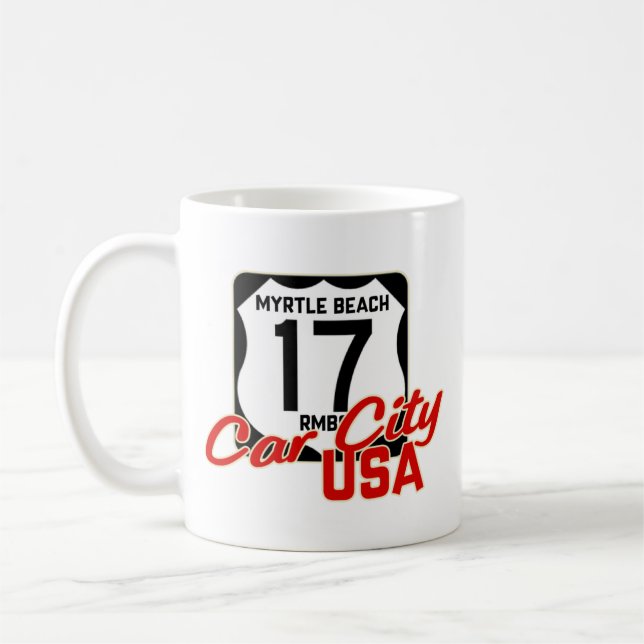 Myrtle Beach Car City USA Kaffeetasse (Links)