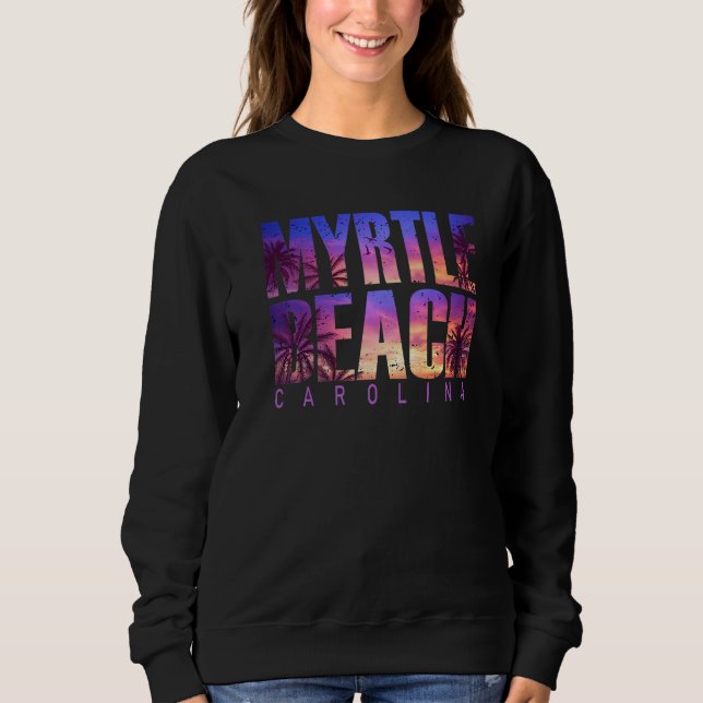Myrtle Beach Carolina Summer Vacation Matching Fam Sweatshirt (Vorderseite)