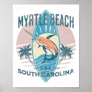 Myrtle Beach für Männer Frauen Kinder Poster