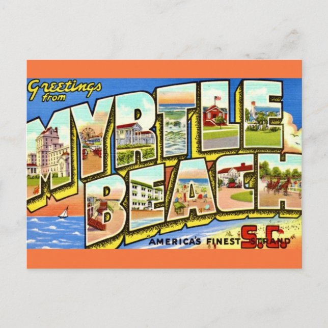 Myrtle Beach Grußkarte Postkarte (Vorderseite)
