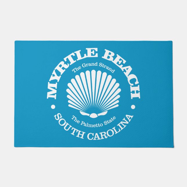 Myrtle Beach (Muschel) Fußmatte (Vorderseite)