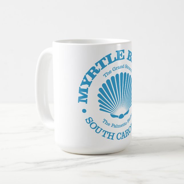 Myrtle Beach (Muschel) Kaffeetasse (Vorderseite Links)
