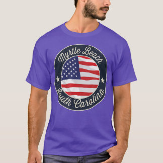 Myrtle Beach - Patriotic South Carolina Souvenir T T-Shirt