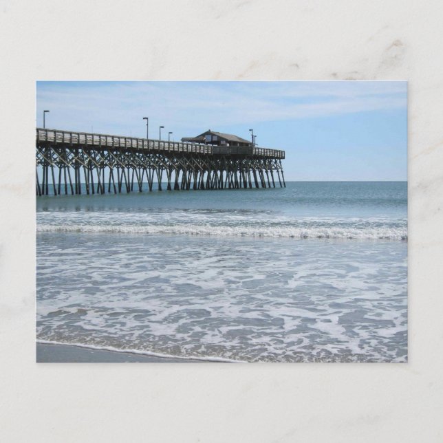 Myrtle Beach Pier Postkarte (Vorderseite)