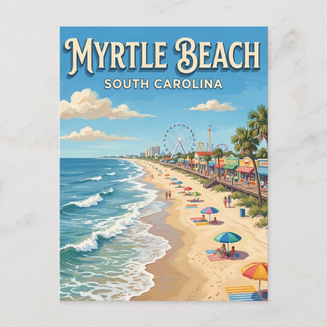 Myrtle Beach Postkarte (Vorderseite)