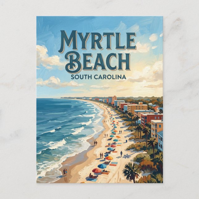 Myrtle Beach Postkarte (Vorderseite)