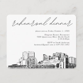 Myrtle Beach Probe Einladungskarte